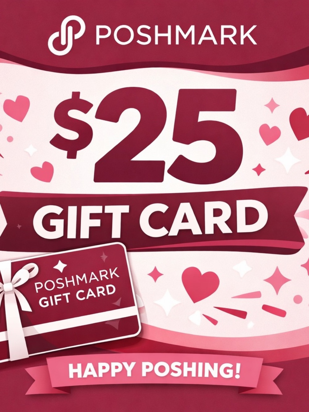 $25 POSHMARK GIFT CARD GIVY